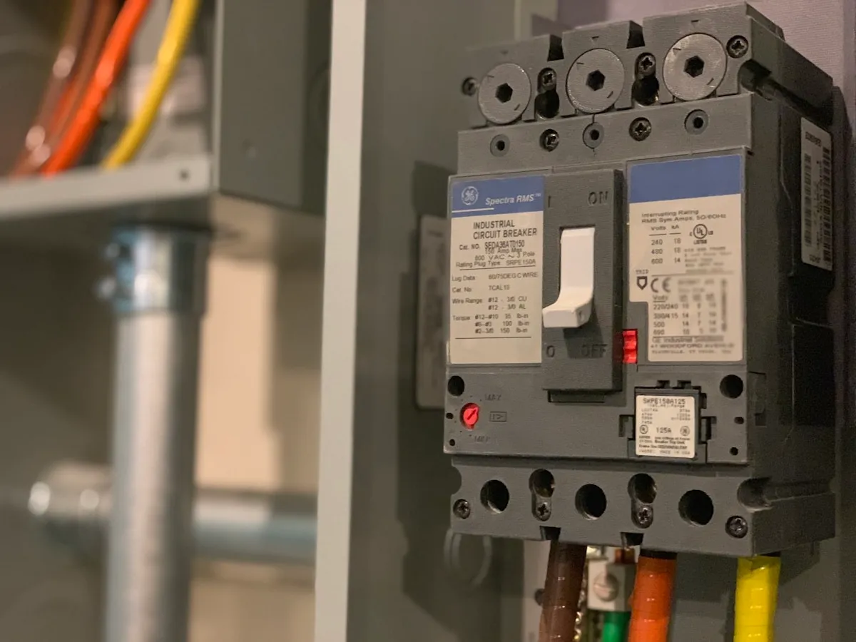 Commercial electrical wiring installation